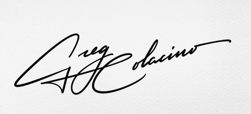 Greg Colacino Signature